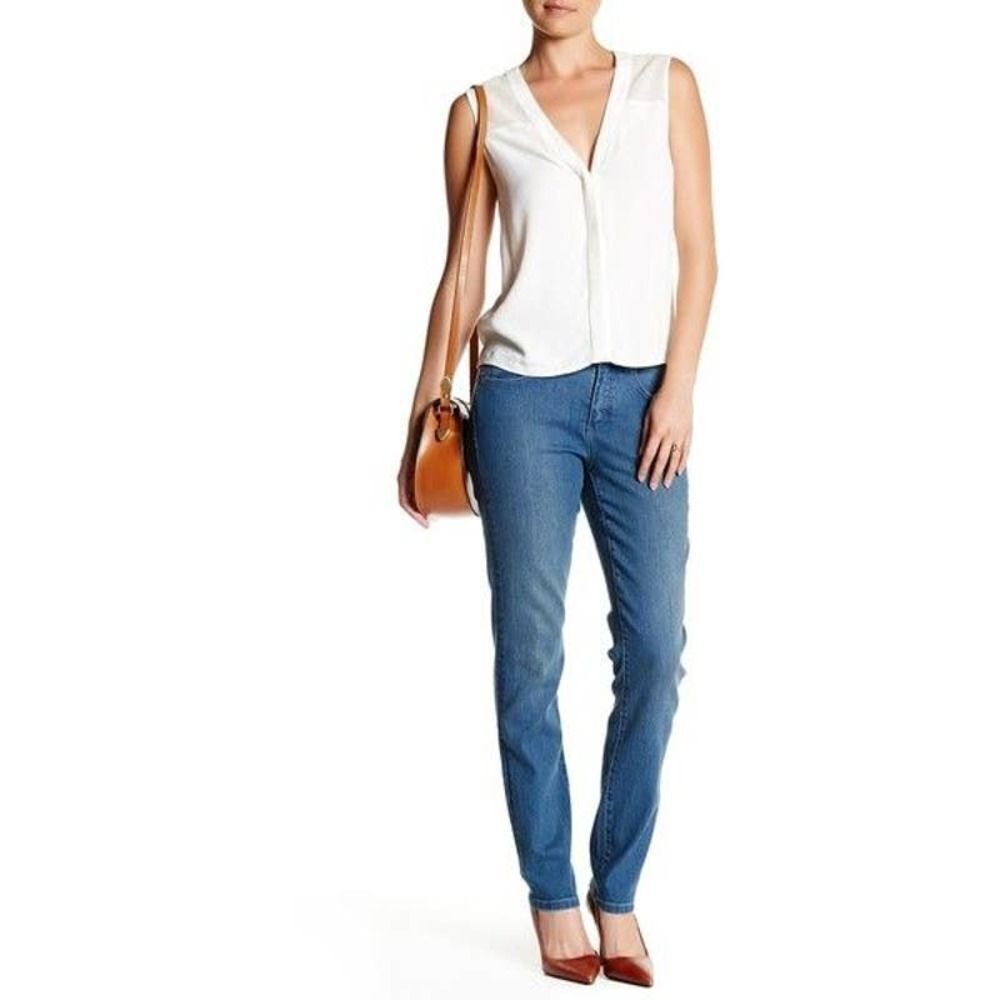 Miraclebody Miraclesuit bainbridge blue jean high rise straight leg NWT Womens 2